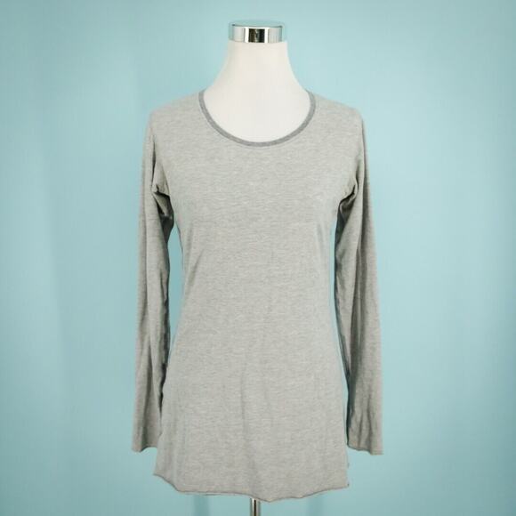 Lululemon Size Medium M Gray Every Yogi Crew Neck Long Sleeve Active Tunic Top - Picture 1 of 8